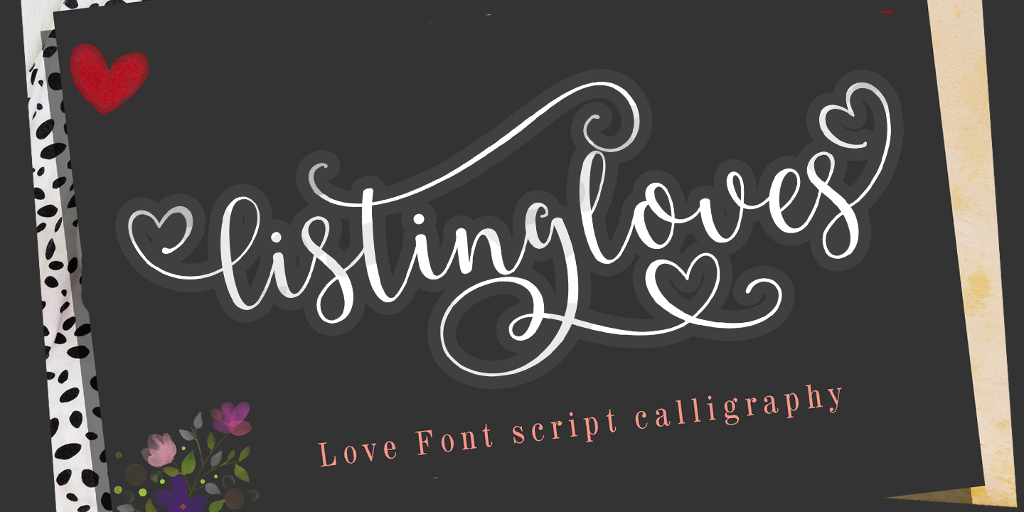 Font Listingloves